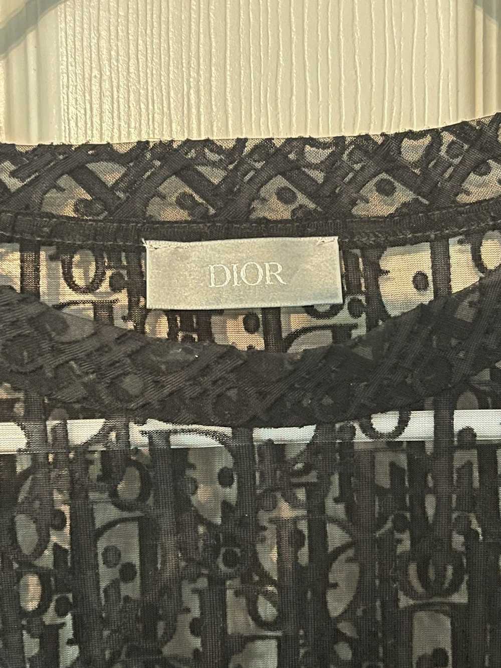 Dior Dior mesh oblique black T-shirt - image 2