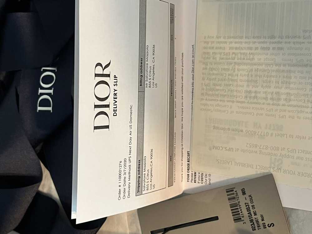 Dior Dior mesh oblique black T-shirt - image 7