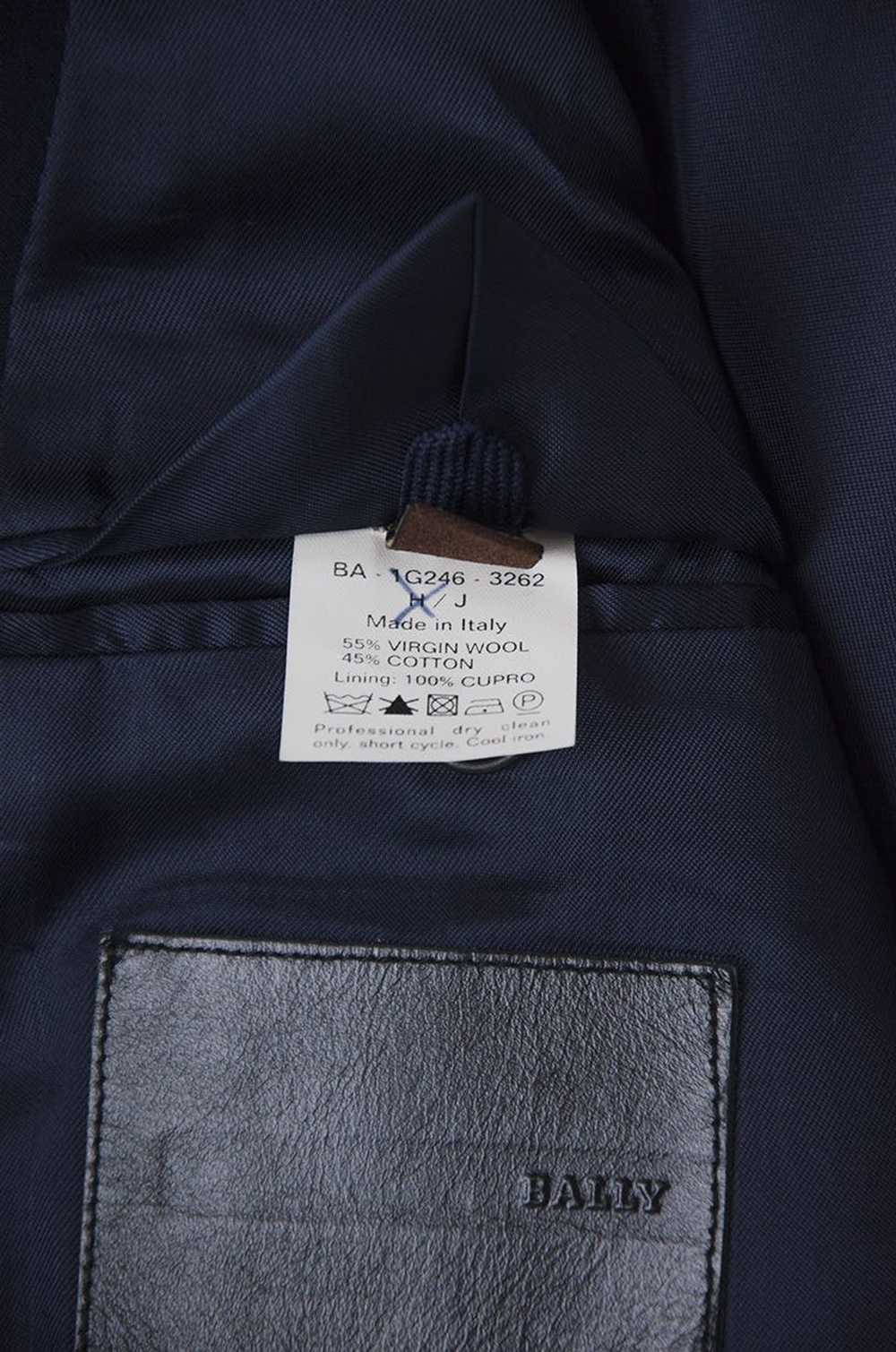 Bally BALLY Wool Blend Navy Blazer - image 12