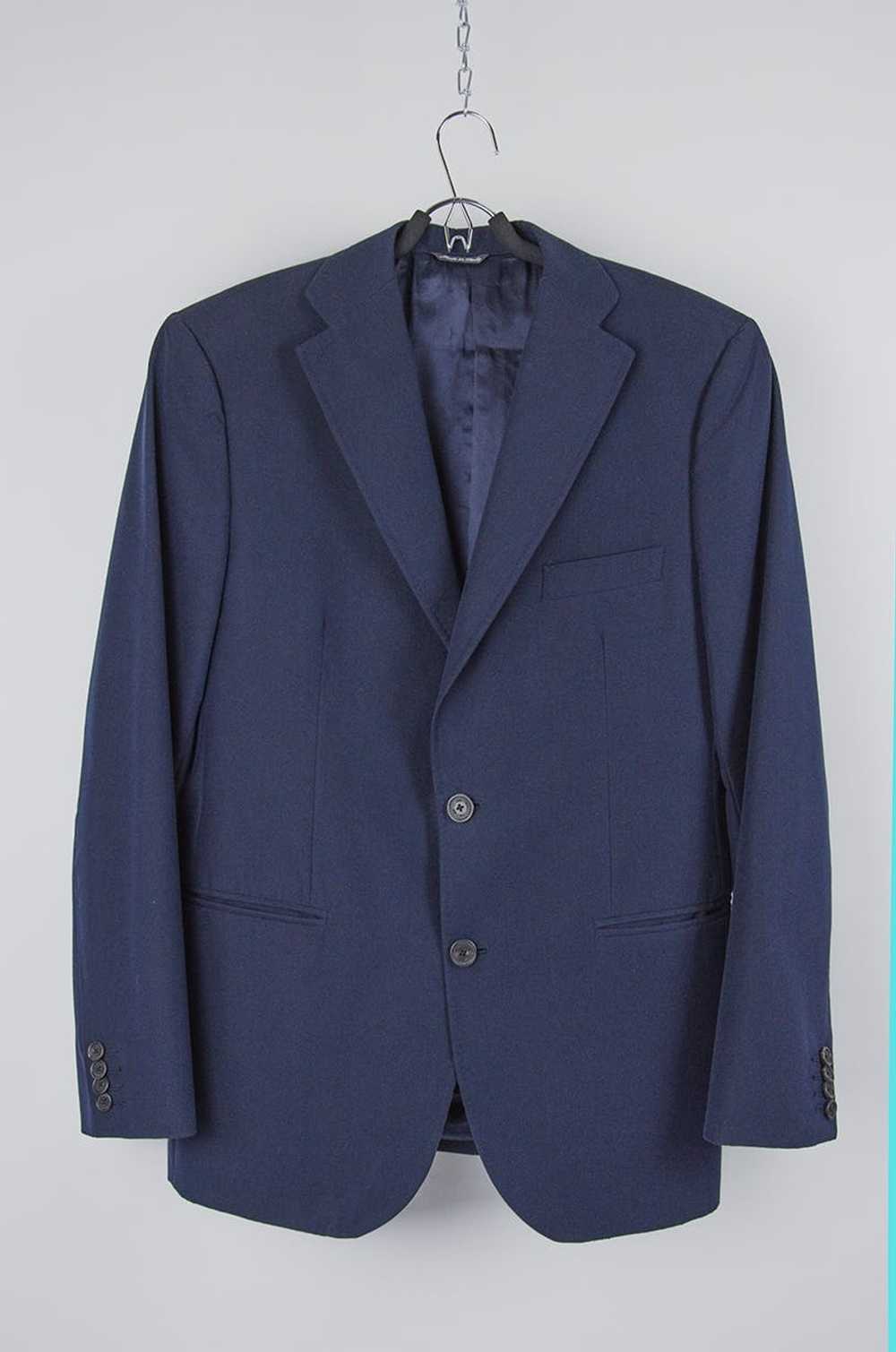 Bally BALLY Wool Blend Navy Blazer - image 1