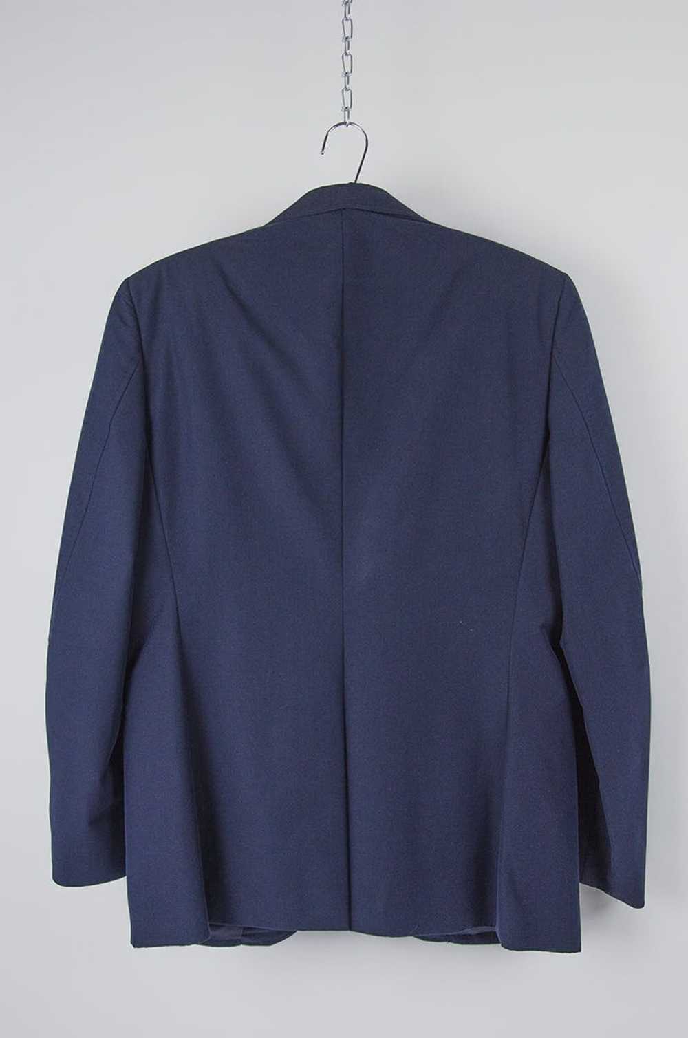 Bally BALLY Wool Blend Navy Blazer - image 3