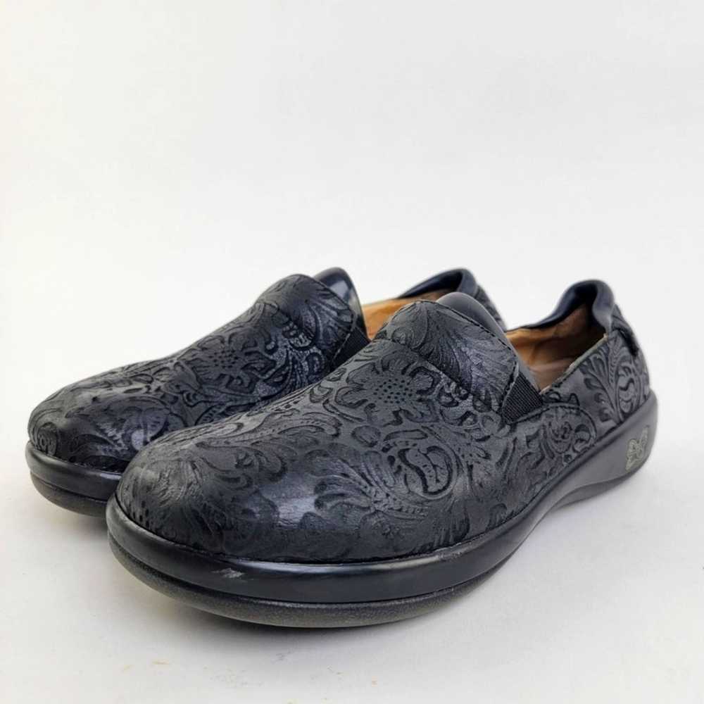 Designer Alegria Keli PRO Black Paisley Slip On L… - image 2