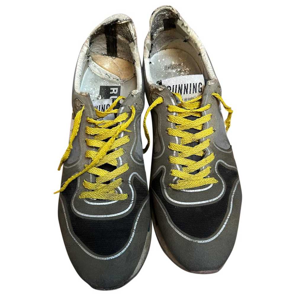 Golden Goose Running leather low trainers - image 1