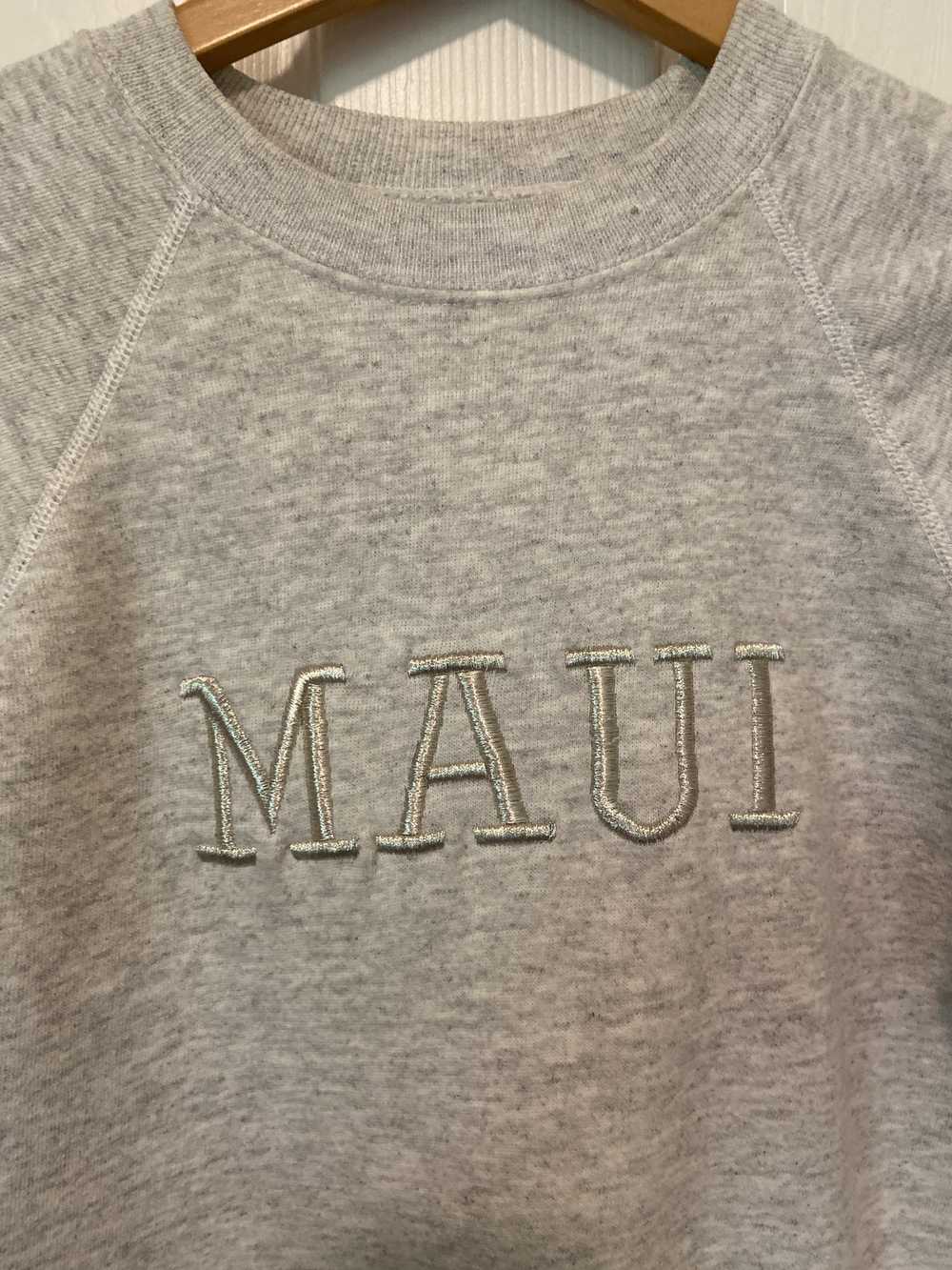 Hanes Vintage 80s Hanes Maui embroidered sweatshi… - image 2