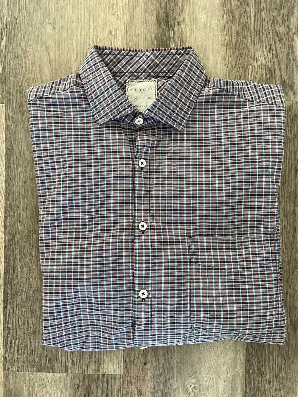 Billy Reid Check Print Sport Shirt - image 1