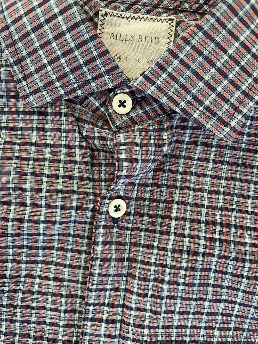 Billy Reid Check Print Sport Shirt - image 4