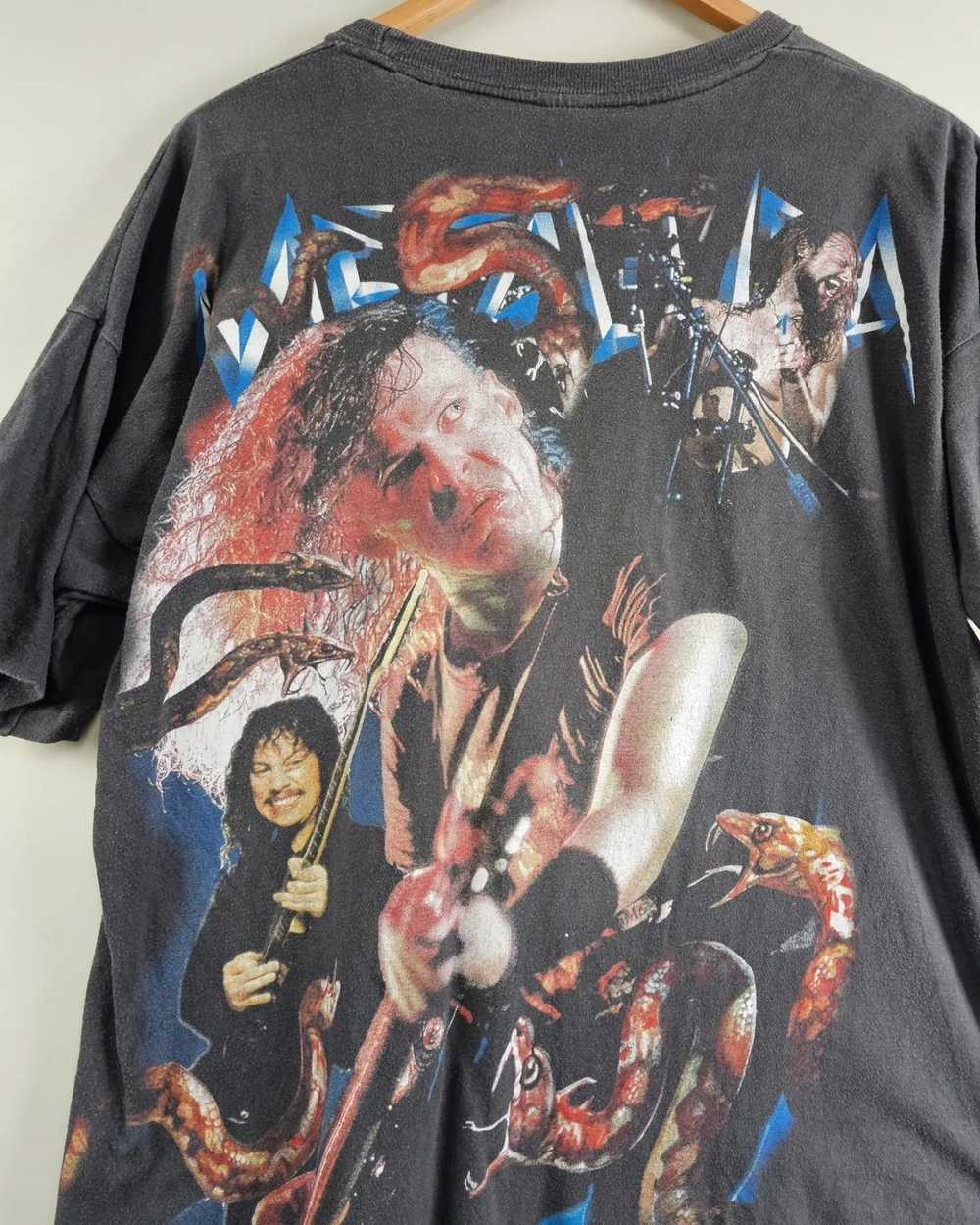 Band Tees × Metallica × Vintage 90s Metallica Ful… - image 3