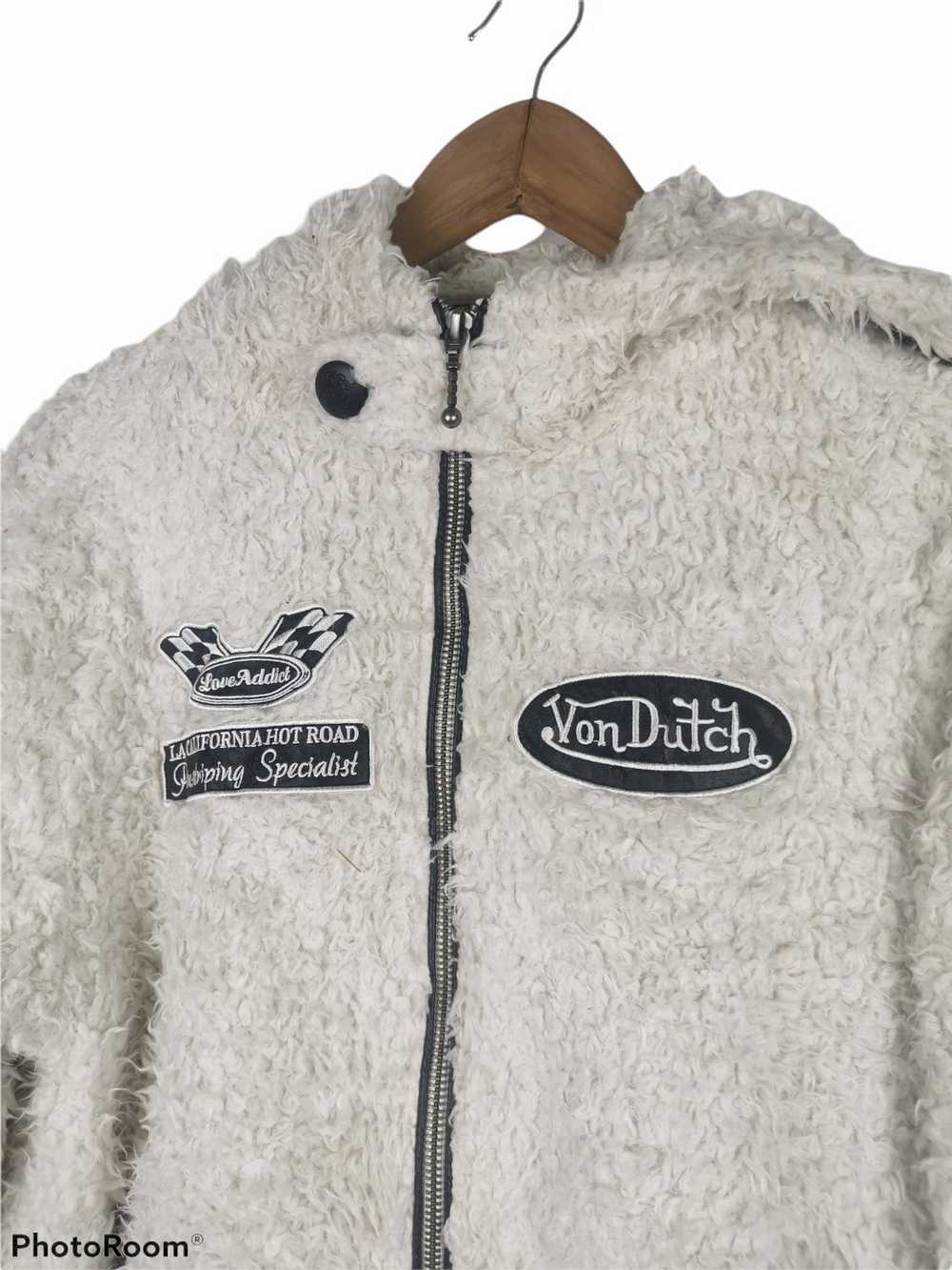 Vintage × Von Dutch Von Dutch Fleece Hoodie Sweat… - image 2