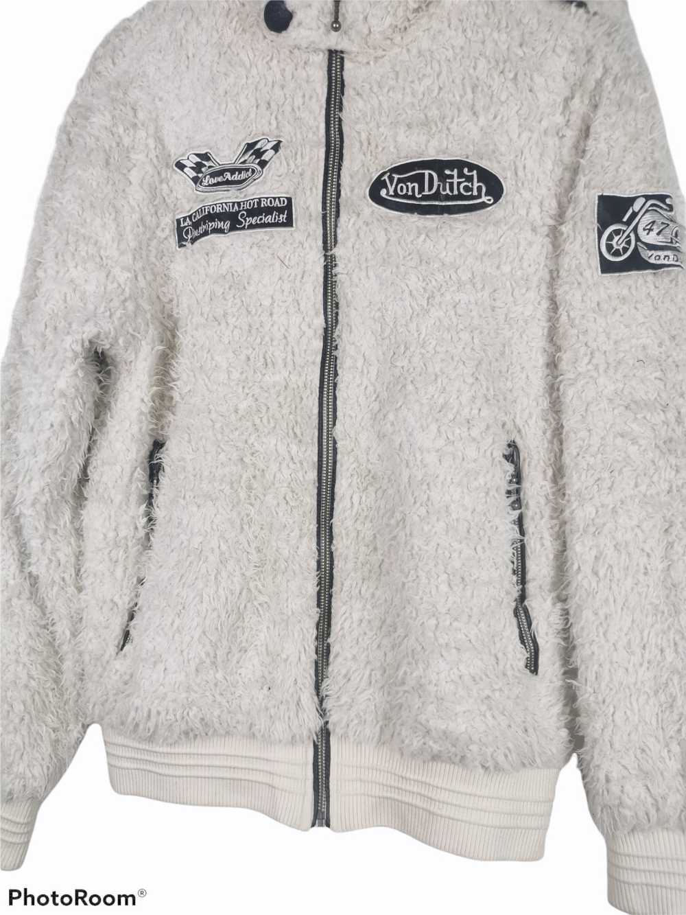 Vintage × Von Dutch Von Dutch Fleece Hoodie Sweat… - image 3