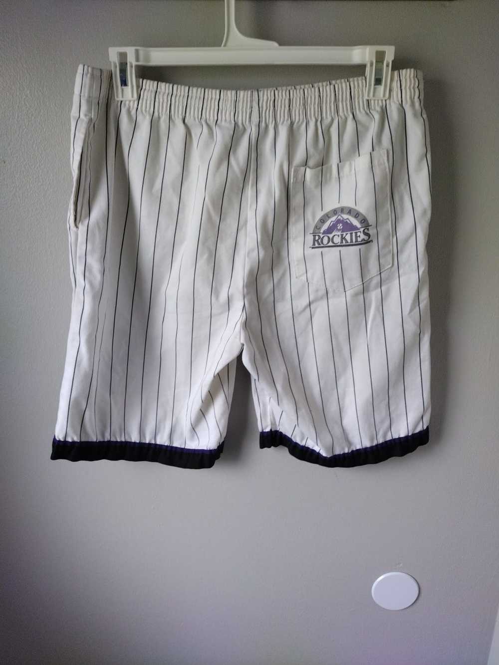 VTG STARTER Chicago Bulls Pinstripe Shorts 90s -  Denmark