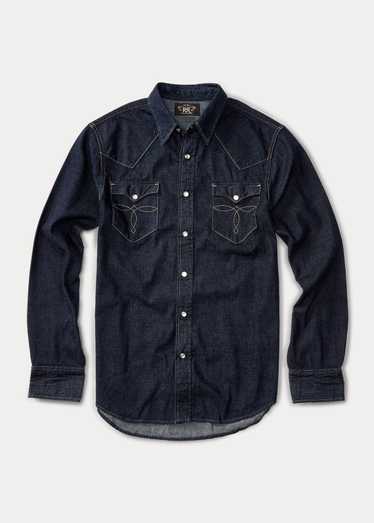 RRL Ralph Lauren RRL Men's Buffalo Japanese Indigo