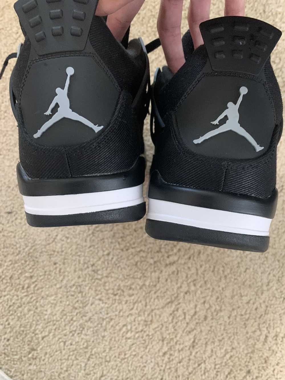 Jordan Brand Black Canvas 4s - image 3