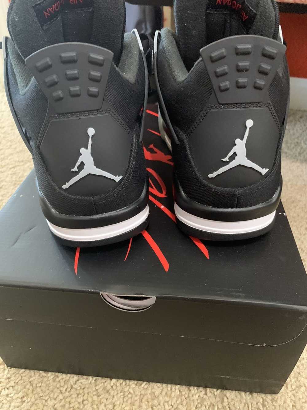 Jordan Brand Black Canvas 4s - image 4