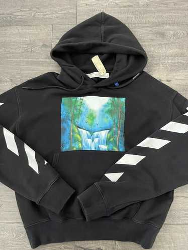 Off-White Off-white green waterfall hoodie