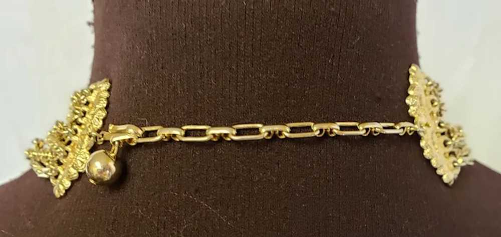 Mid-Century, 1960's "KRAMER" Gold Necklace - image 4