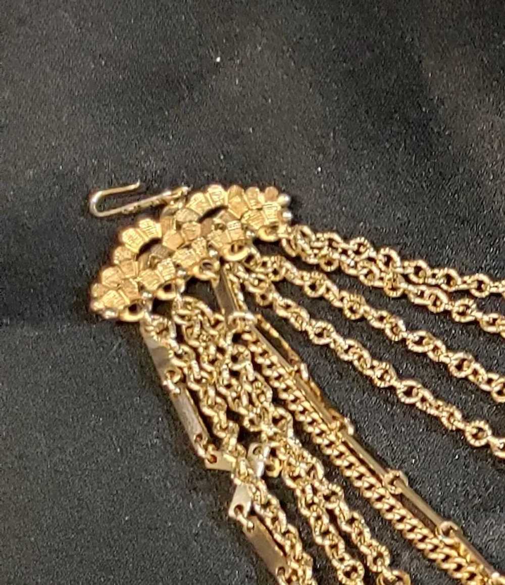 Mid-Century, 1960's "KRAMER" Gold Necklace - image 7