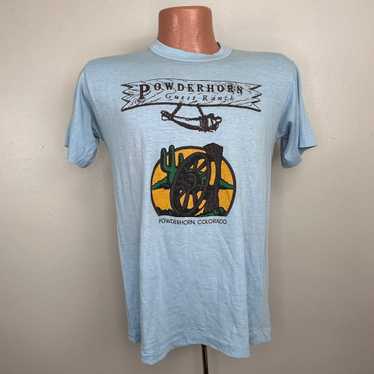 1970s Powderhorn Guest Ranch Colorado T-Shirt, Siz