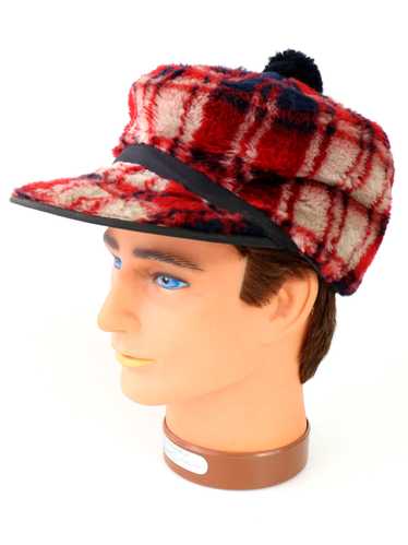 1950's Mens Winter Hunting Style Bill Cap Hat