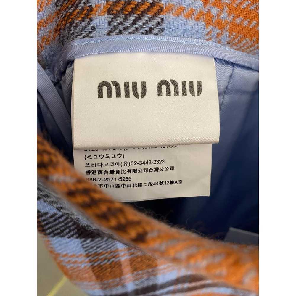 Miu Miu Linen mini skirt - image 4