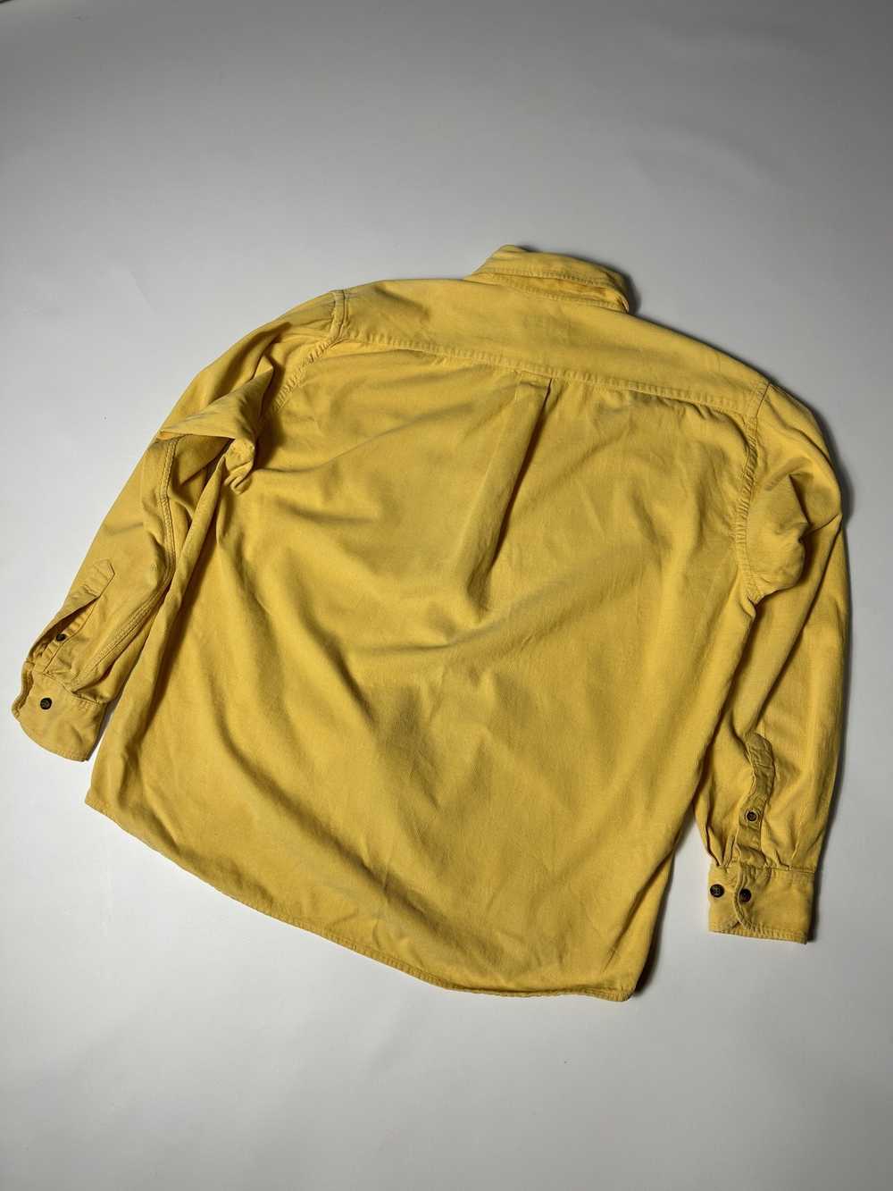 Streetwear × Vintage Naf Naf Corduroy Shirt Yello… - image 9