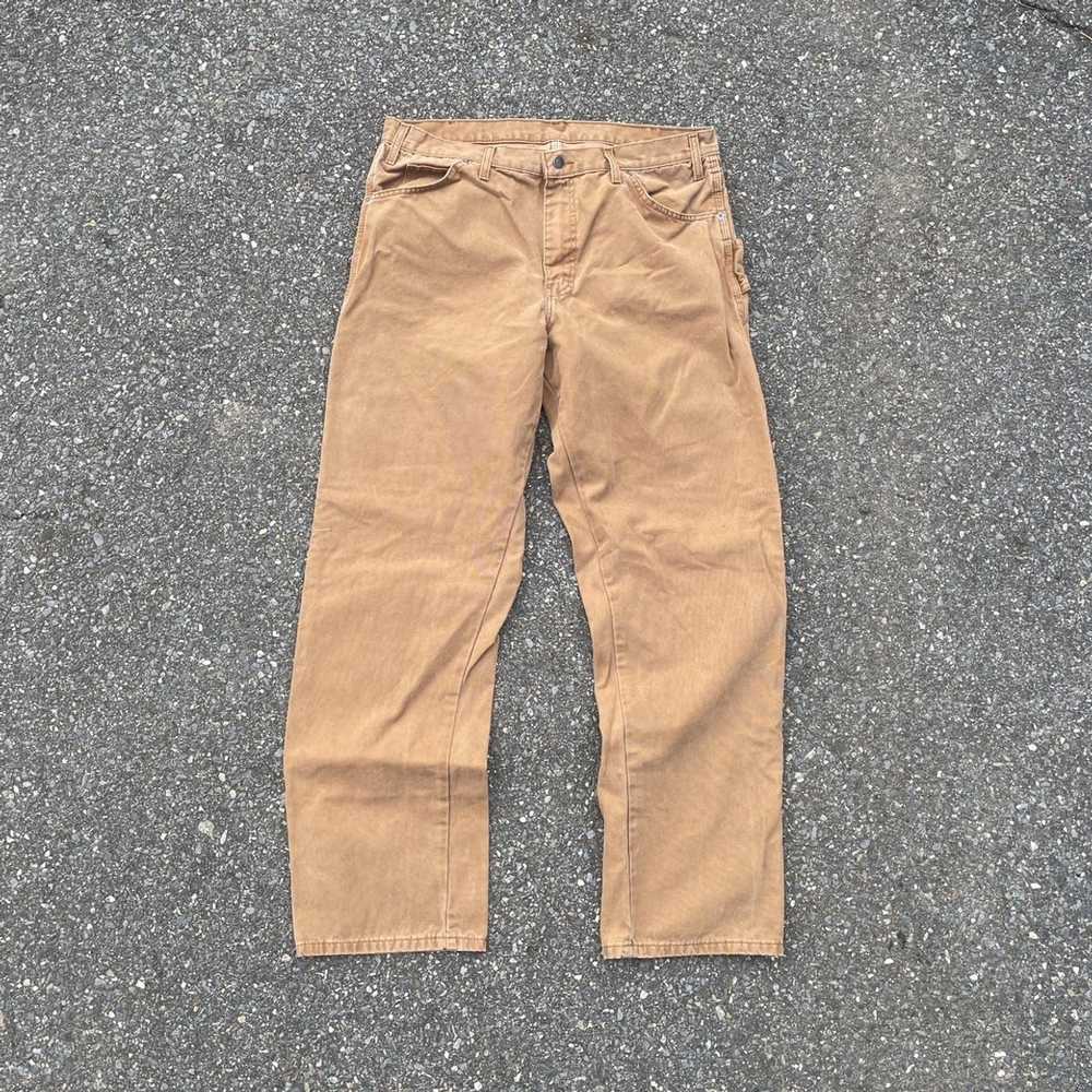 Dickies × Streetwear × Vintage Y2K Dickies Tan Du… - image 1