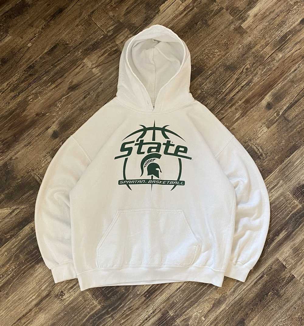 Vintage Y2K 2000s Michigan State Basketball Spell… - image 1