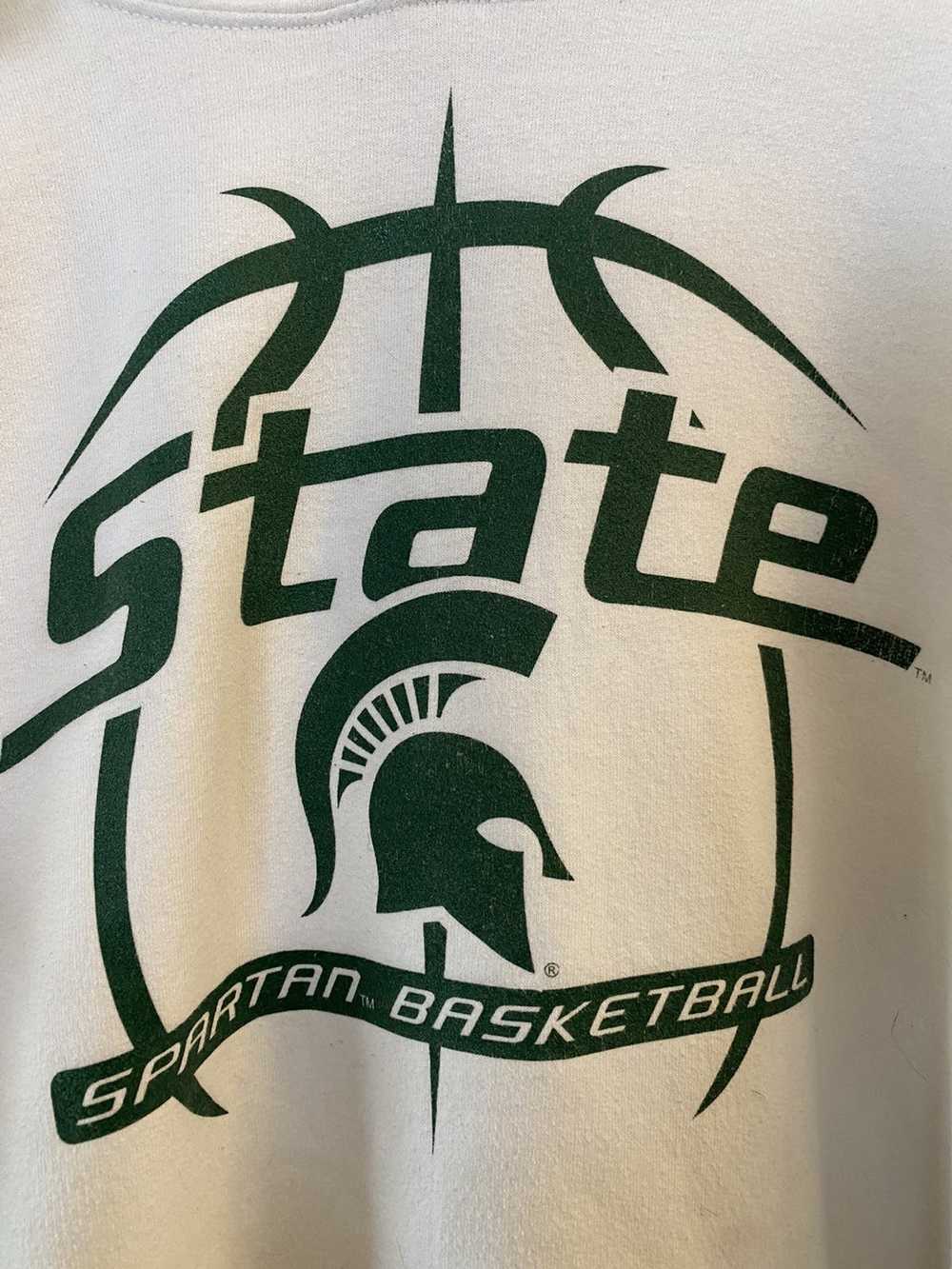 Vintage Y2K 2000s Michigan State Basketball Spell… - image 3