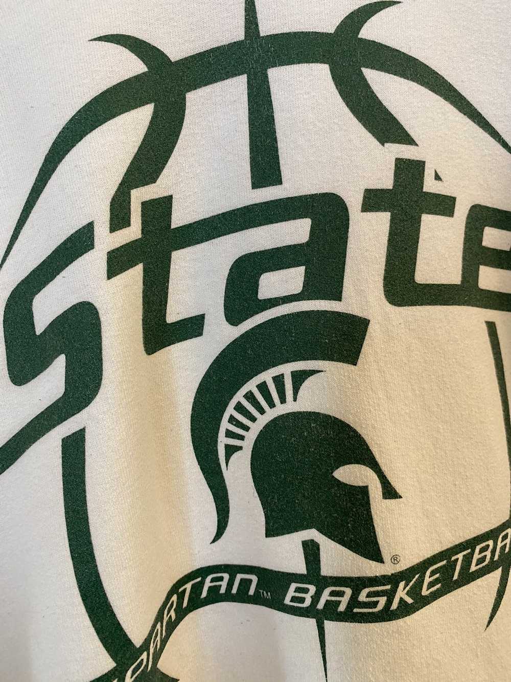 Vintage Y2K 2000s Michigan State Basketball Spell… - image 4