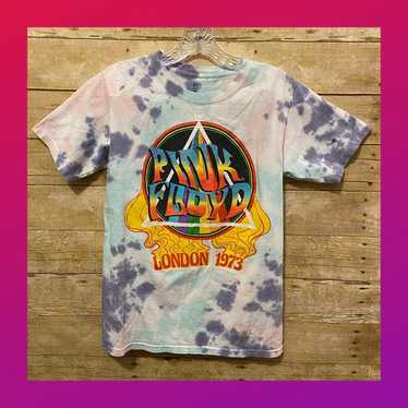 Pink Floyd Pink Floyd London 1973 Retro Tie Dye T-