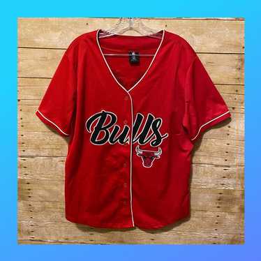 Chicago Bulls Baseball Jersey UNC Blue- Size S #66 Basketball NBA EUC