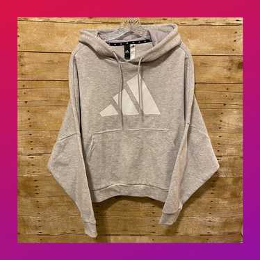 Adidas Adidas Future Icons Cropped Hoodie with Zi… - image 1