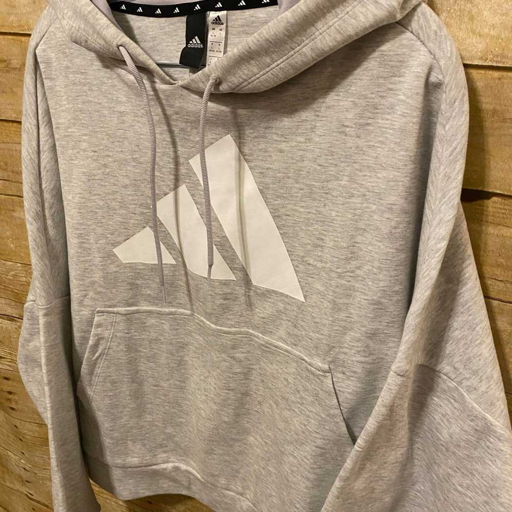 Adidas Adidas Future Icons Cropped Hoodie with Zi… - image 2