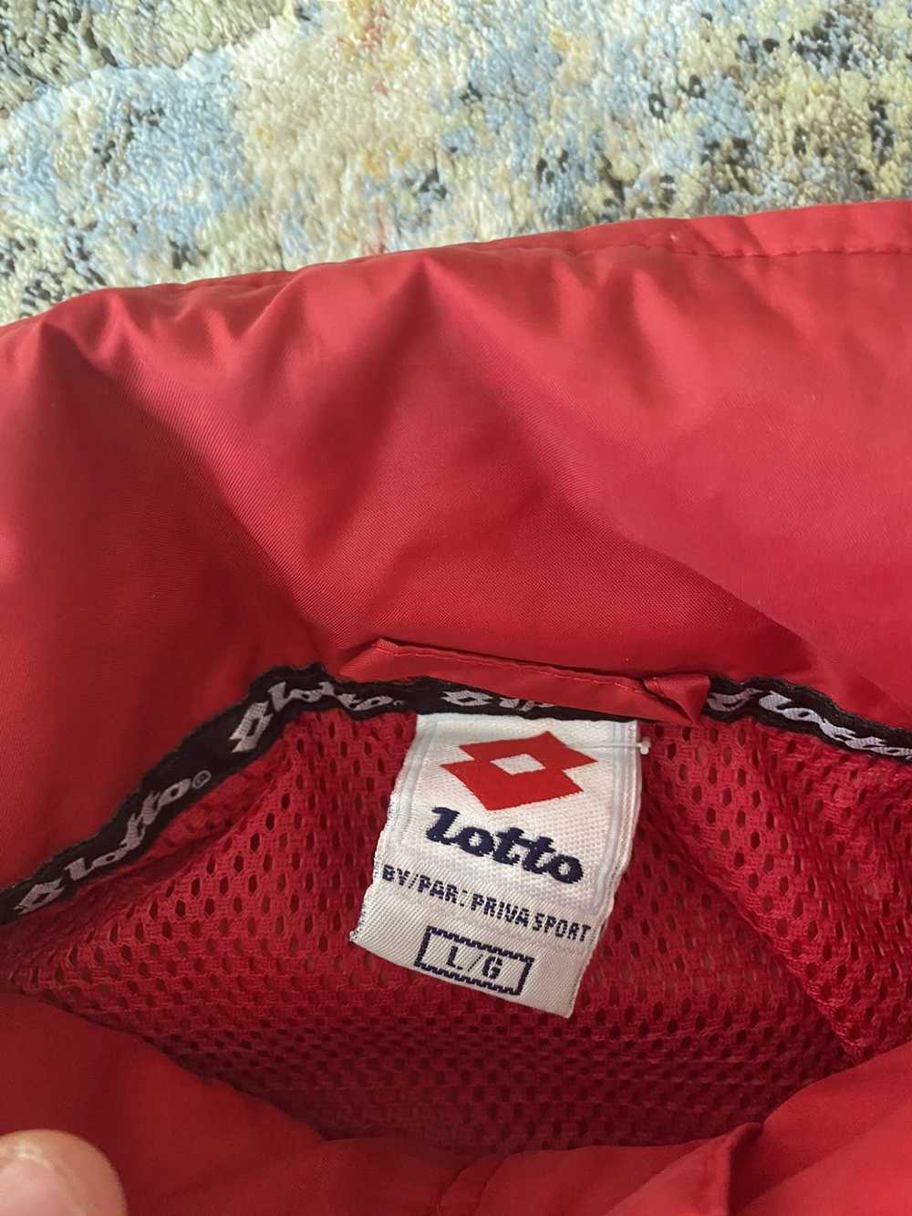 Lotto × Streetwear × Vintage Vintage 90s Y2K Red … - image 3