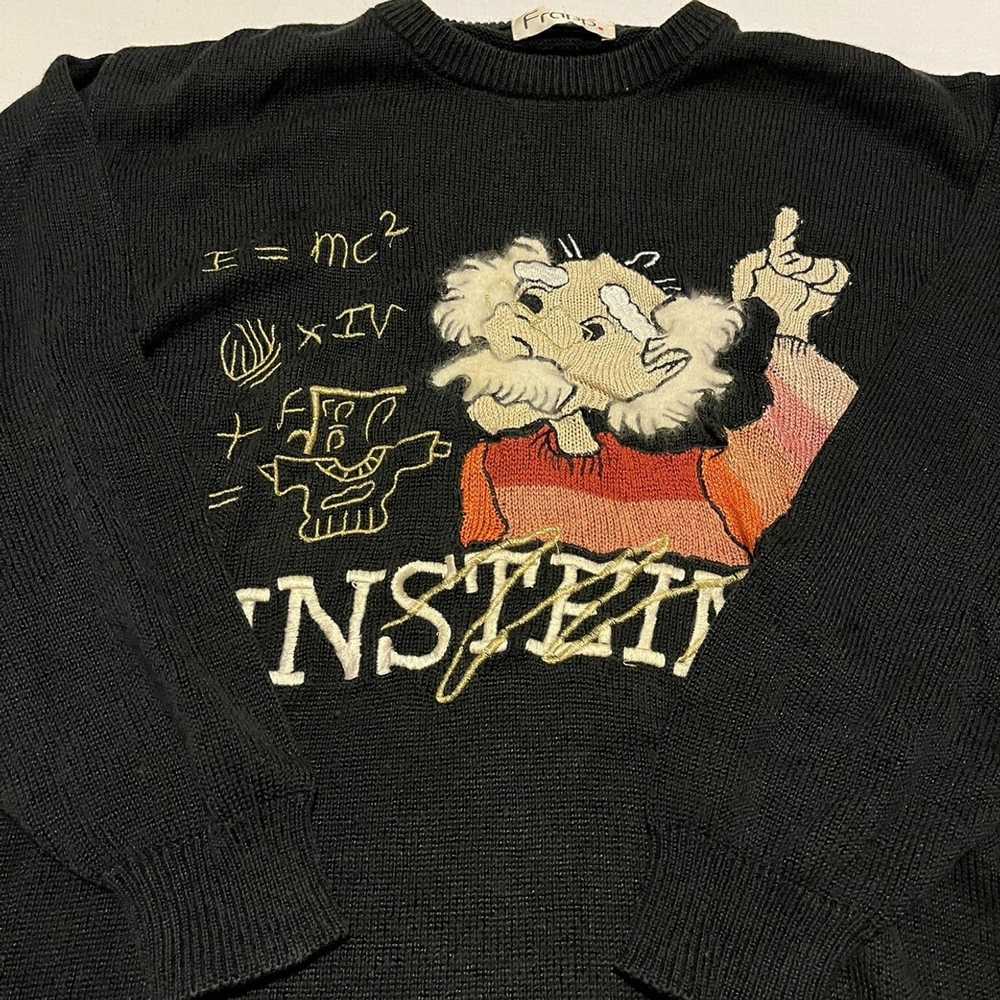 Vintage Vintage Albert Einstein sweater jumper re… - image 2