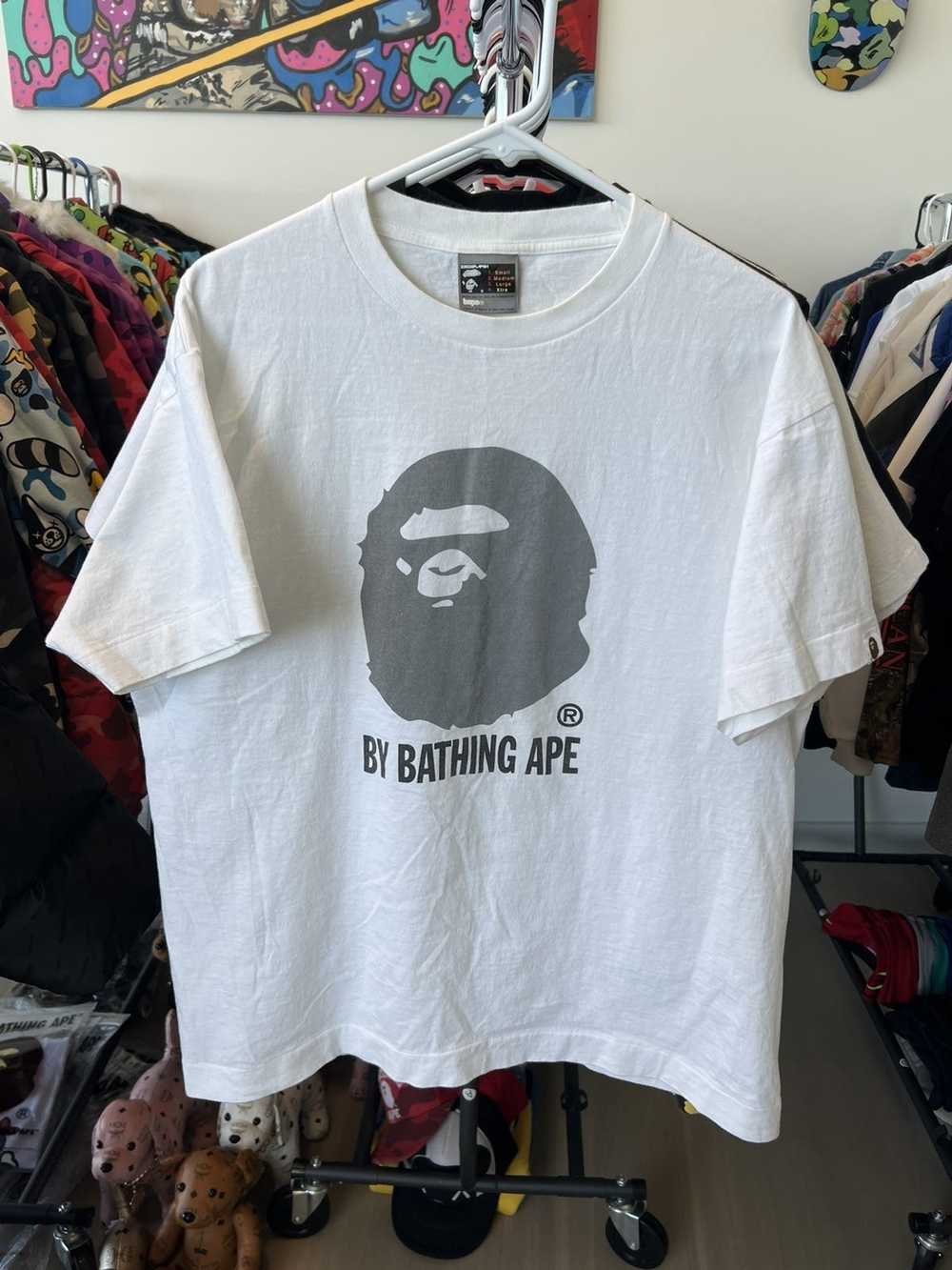 Bape OG BAPE GREY APE HEAD TEE - image 1