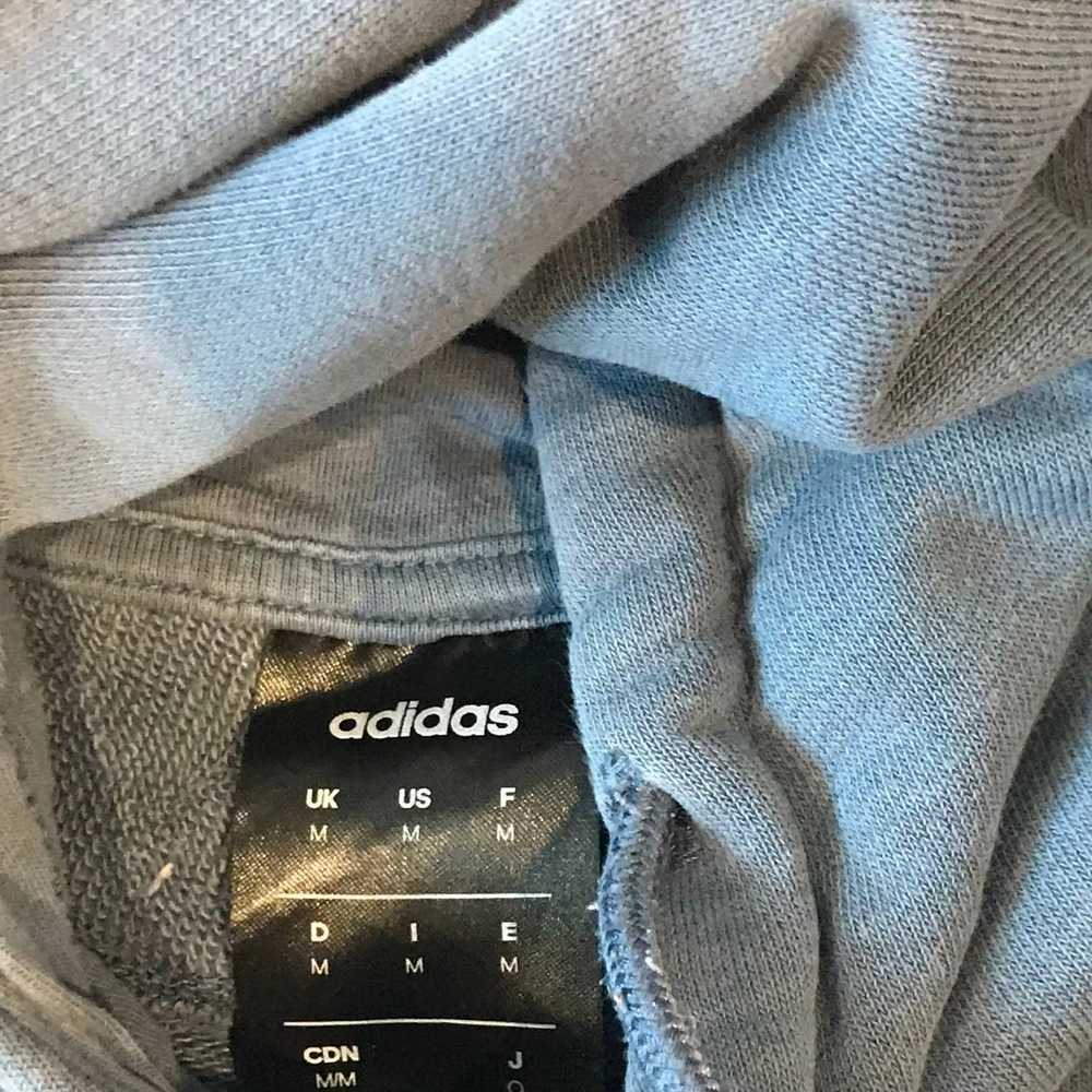 Adidas Adidas Blue Grey Hoodie, Men's M - image 2