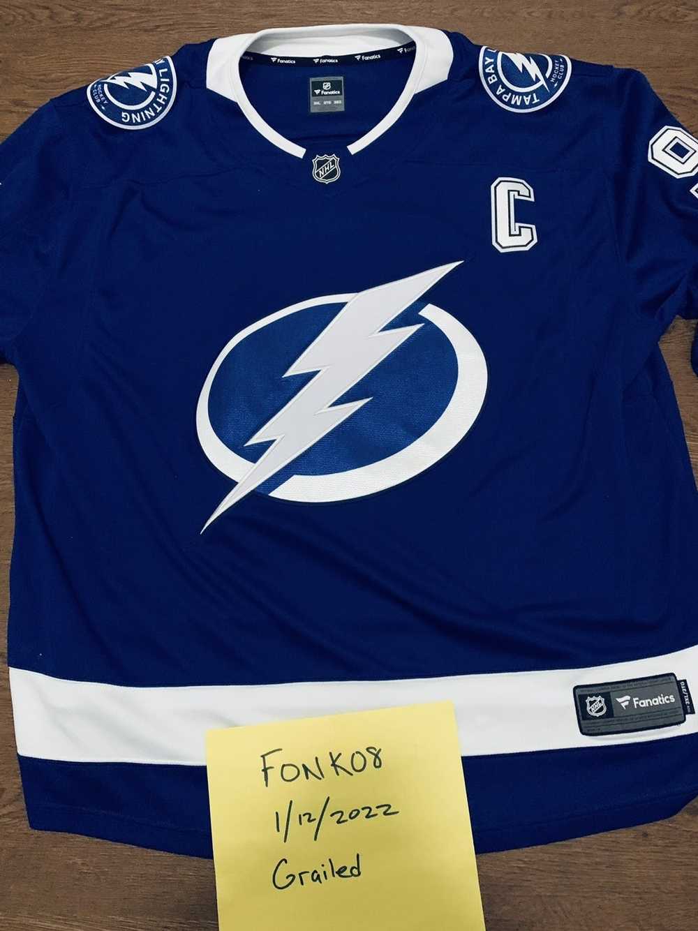 Jersey × NHL Tampa Bay Lightning Fanatics Jersey … - image 1