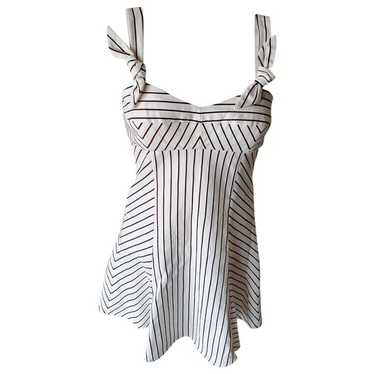 Intermix Intermix White Striped fit and flare Sle… - image 1