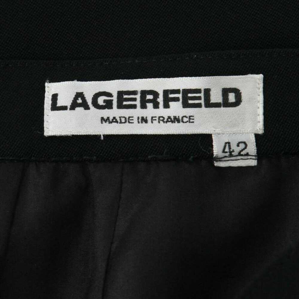 Karl Lagerfeld Skirt Wool in Black - image 4