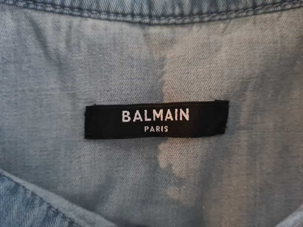 Balmain Balmain Blue Denim Shirt Men - image 2