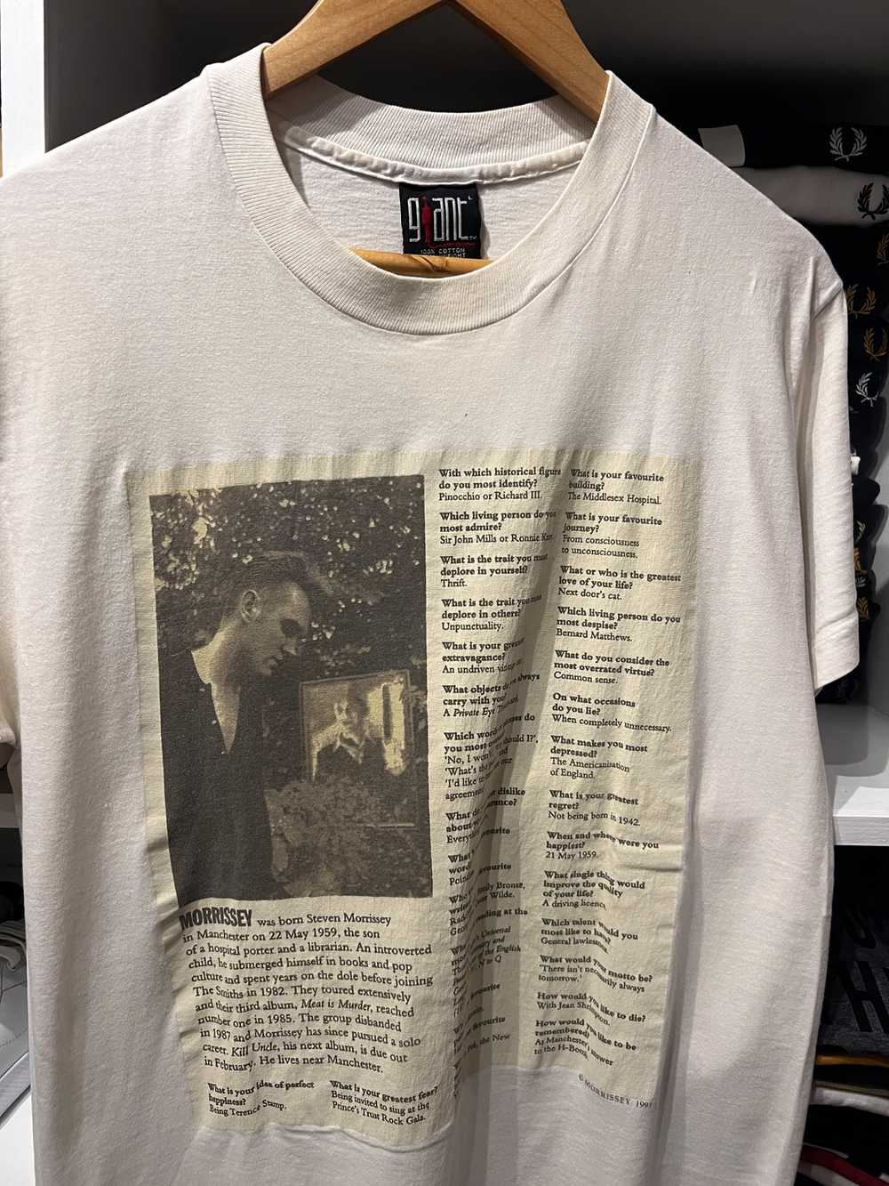 Giant Vintage X 1991 Morrissey GIANT hardtag - image 5