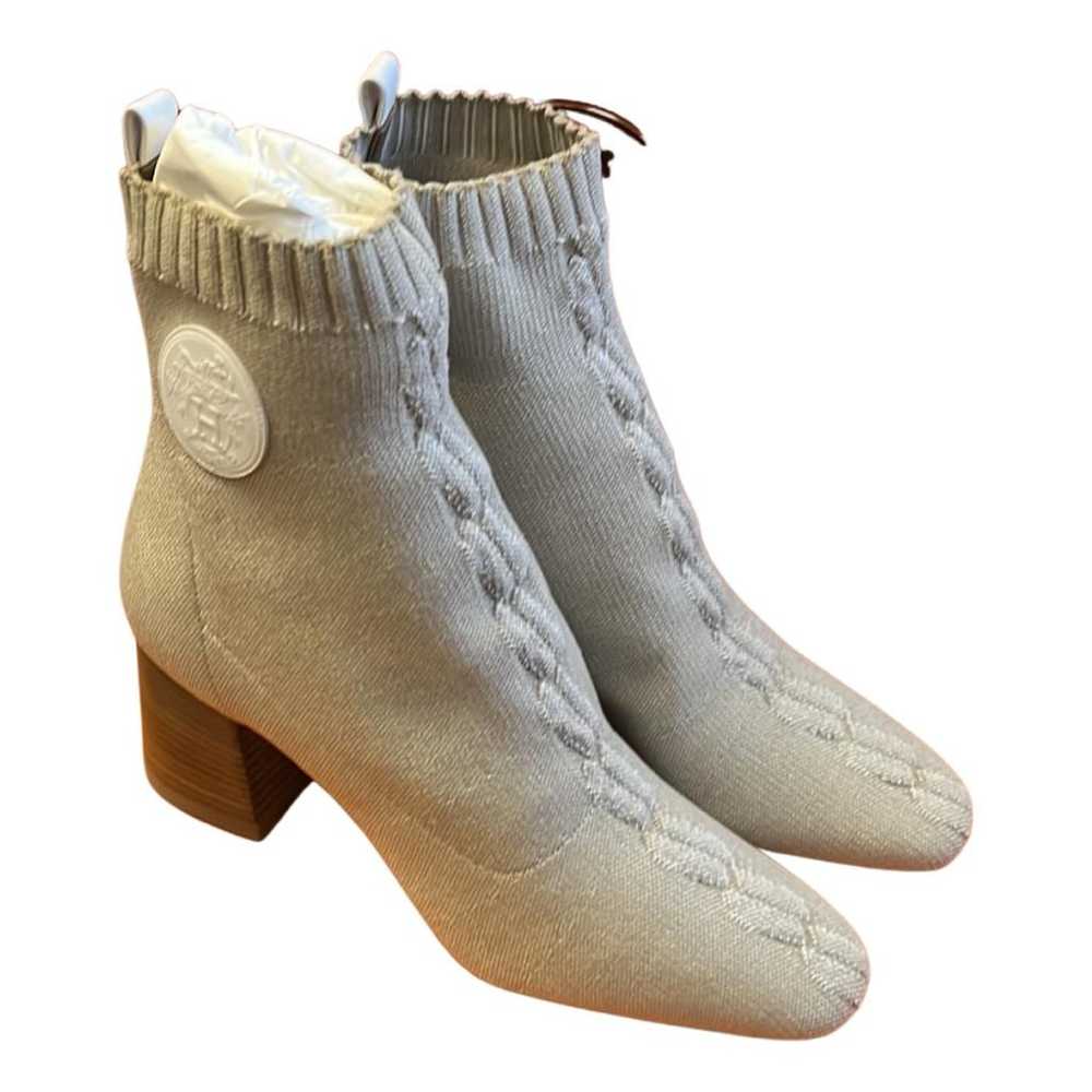 Hermès Cloth ankle boots - image 1