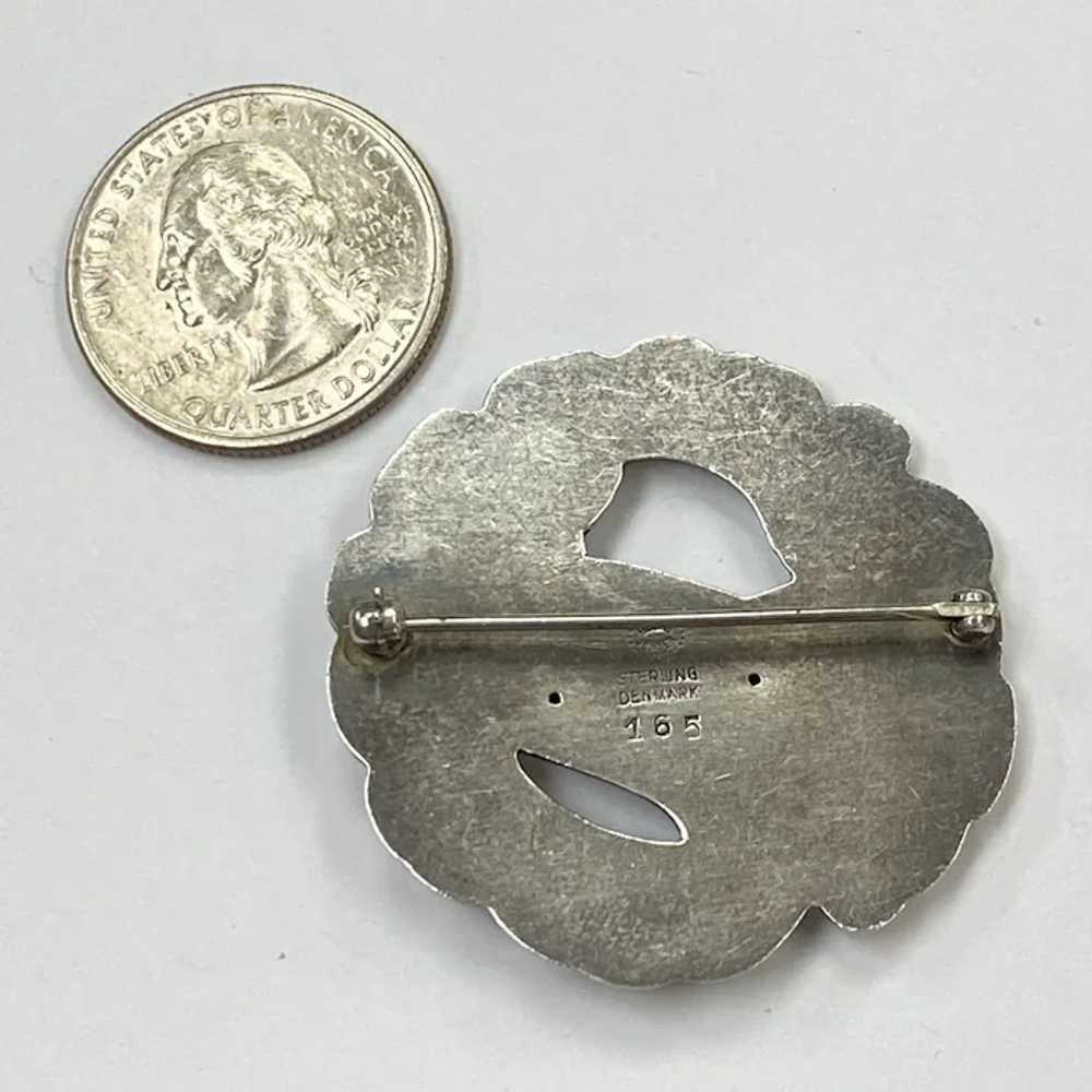 Georg Jensen Brooch Pin Dove Bird, Sterling Silve… - image 3