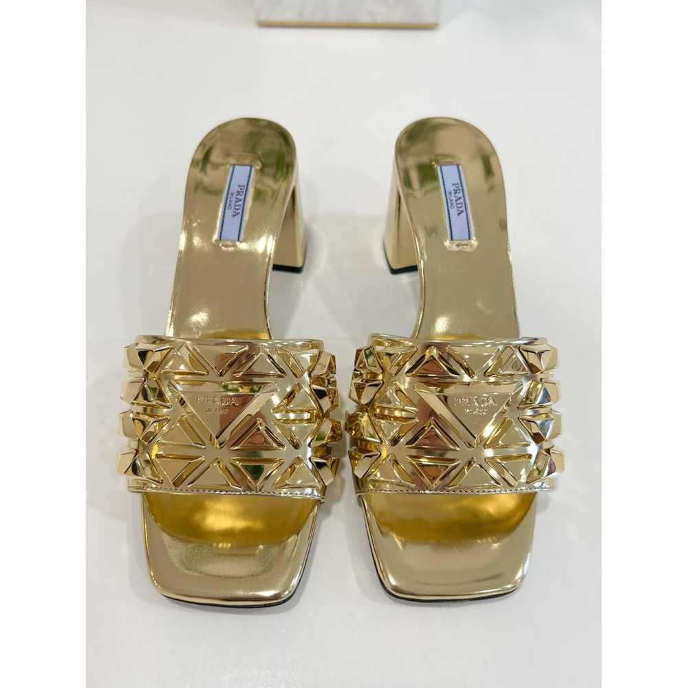 Prada Leather sandals - image 2