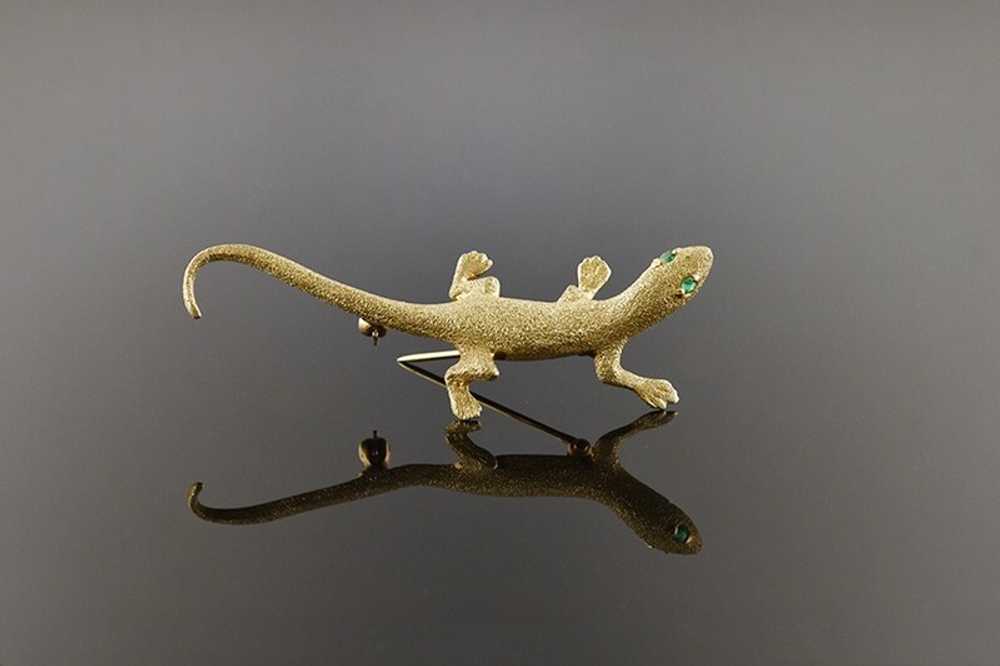 Lizard Brooch - image 1