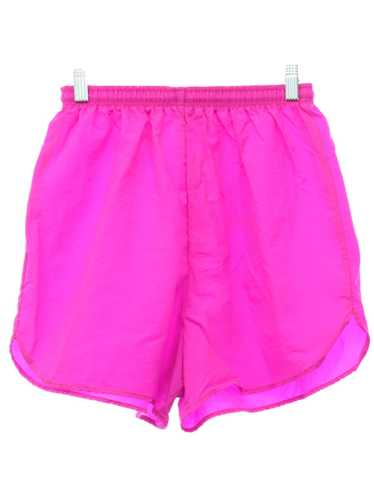 1990's Simply Basic Womens Neon Magenta Pink Crink