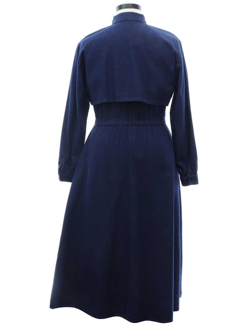 1980's Willowbend Totally 80s Denim Dress - image 3