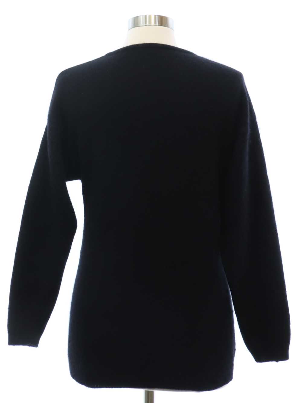 1980's Rafaella Womens Black Sweater - image 3