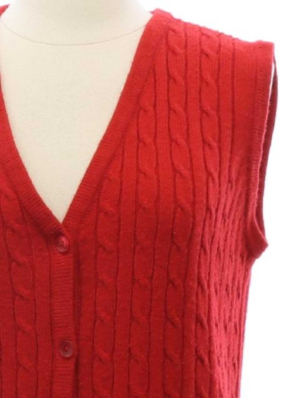1980's Allison Daley Womens Sweater Vest - image 2