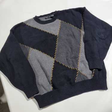 Coloured Cable Knit Sweater × Streetwear × Vintag… - image 1